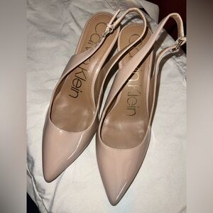 Calvin kelvin mini heels size 6.5 with pointed toe